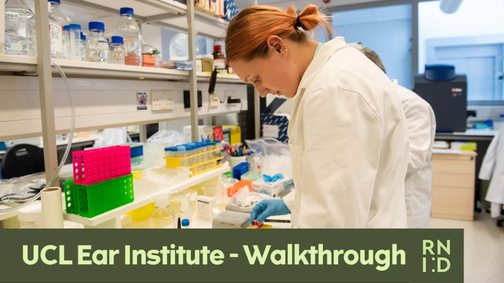UCL Ear Institute – Walkthrough